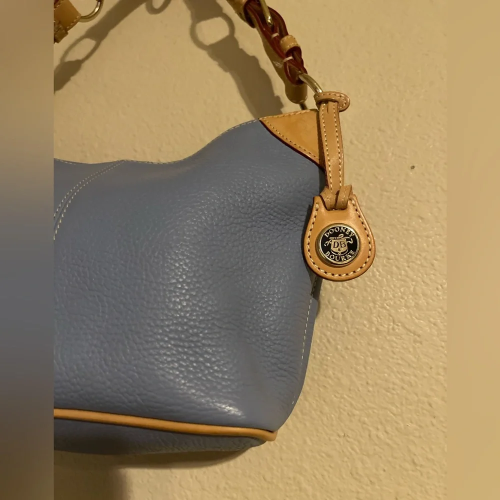 DOONEY & BURKE Vintage‎ Blue Shoulder Hobo Bag With Leather Straps